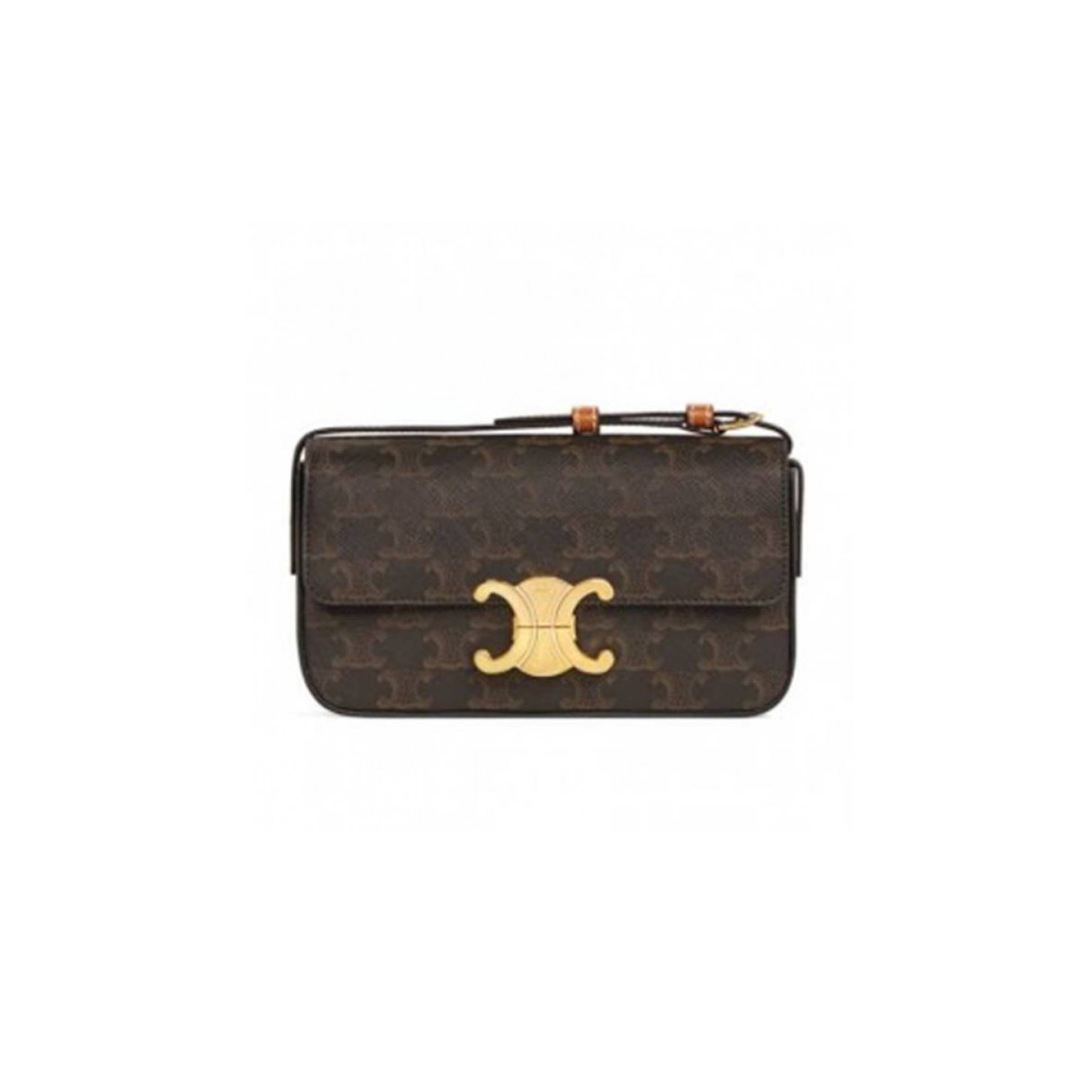 CELINE TRIOMPHE SHOULDER BAG 194142CUZ.04LU (20*10*4cm) CELINE TRIOMPHE SHOULDER BAG 194142CUZ.04LU (20*10*4cm)